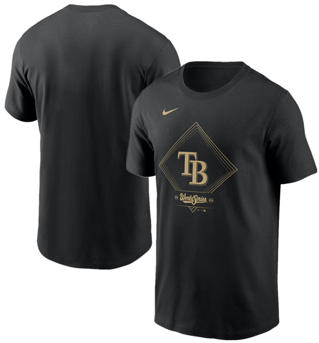 Men's Black Tampa Bay Rays 2026 World Series T-Shirt